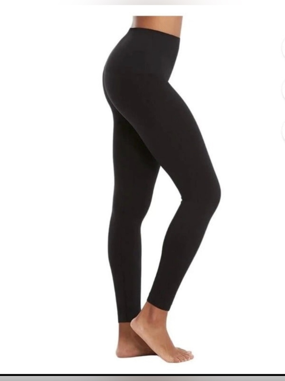 Spanx Ecocare High waisted Black Seamless Leggings L